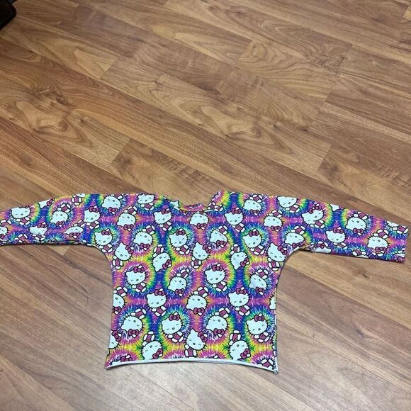 Baby Liv Boutique Kids Long Sleeve Hello Kitty Tie-Dye Top Size 3T - Picture 7 of 8
